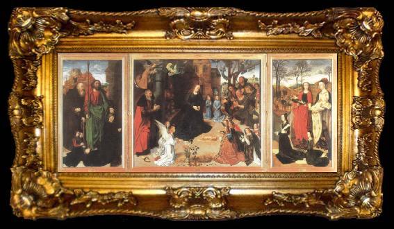 framed  Hugo van der Goes Portinari Altarpiece, ta009-2